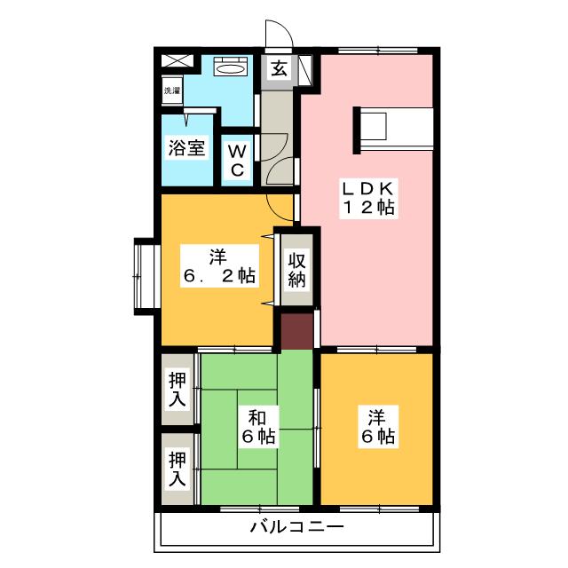 ラ　スカラの間取り