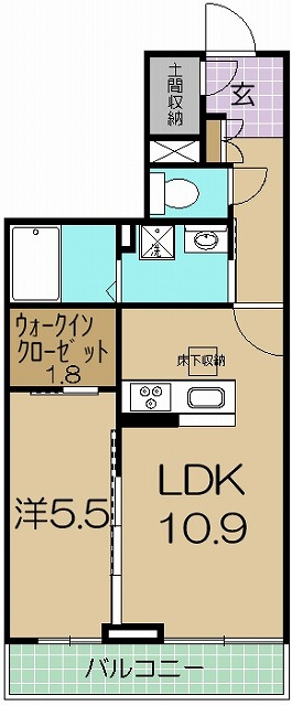 ロッソ富沢の間取り