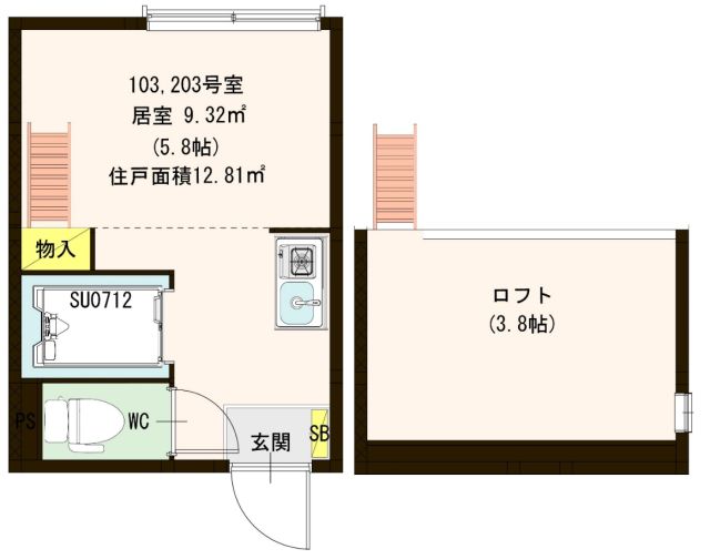 ＥＳＴＡＮＣＩＡの間取り