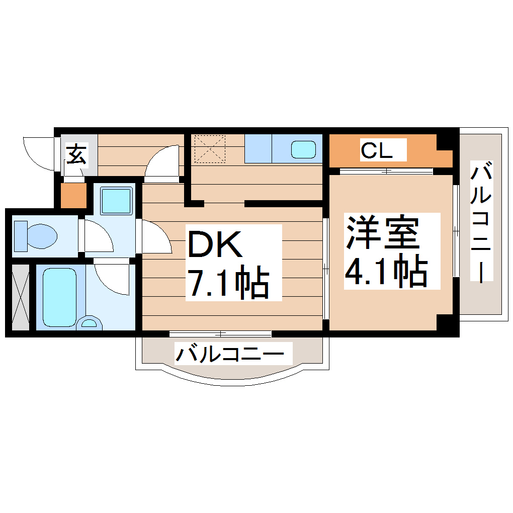 ロイヤルヒルズ柳生IIの間取り