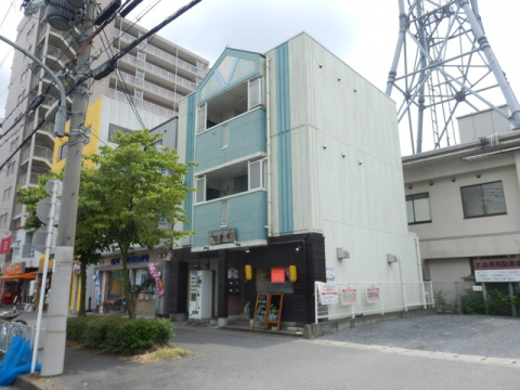 大津市本堅田のマンションの建物外観