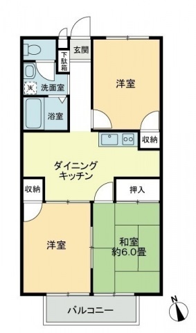 フォブールＤＭＣ・Ｃの間取り