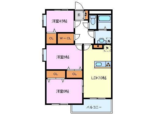 レアールマンションラピスの間取り