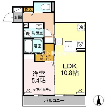 アリビオ前橋の間取り