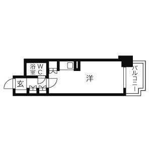 ダイアパレスステーションプラザ五橋の間取り