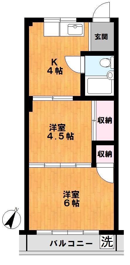 豊栄マンションの間取り