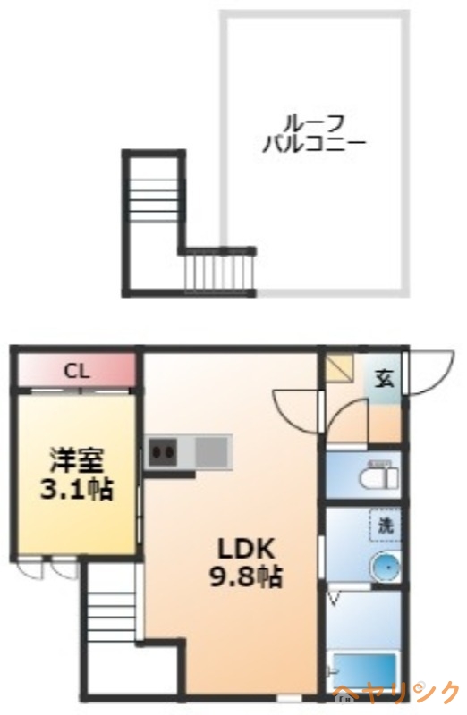 Grandtic Ciel seleinの間取り