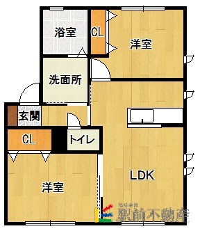 ラフェリア和の間取り