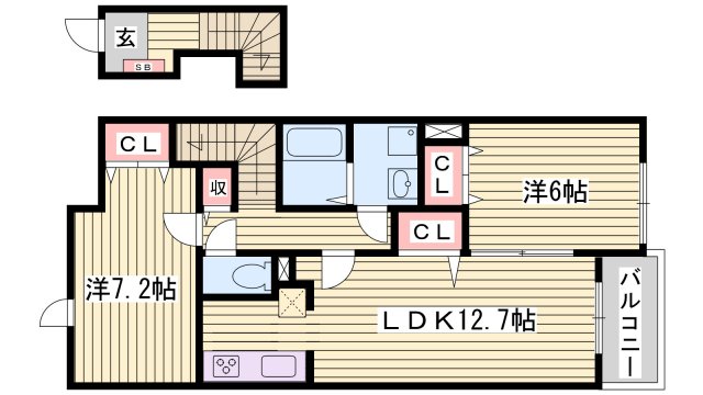 ノース　カレント　IIIの間取り