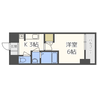 グランパシフィック長橋の間取り