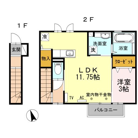 ALPHA（アルファ）の間取り