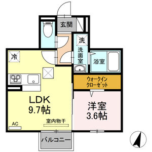 セラヴィの間取り