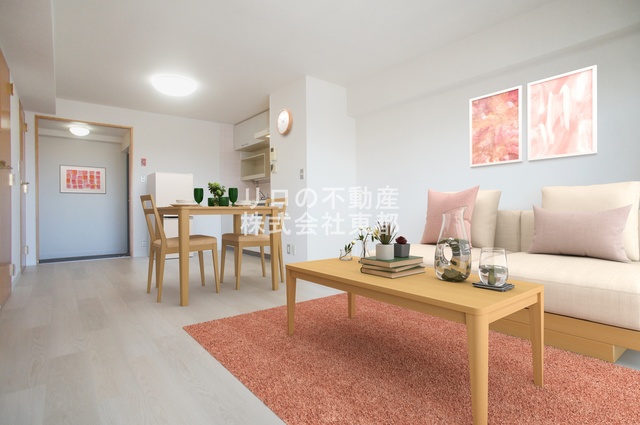 居室・リビング　こちらの家具はＣＧです。家具付きではございません。