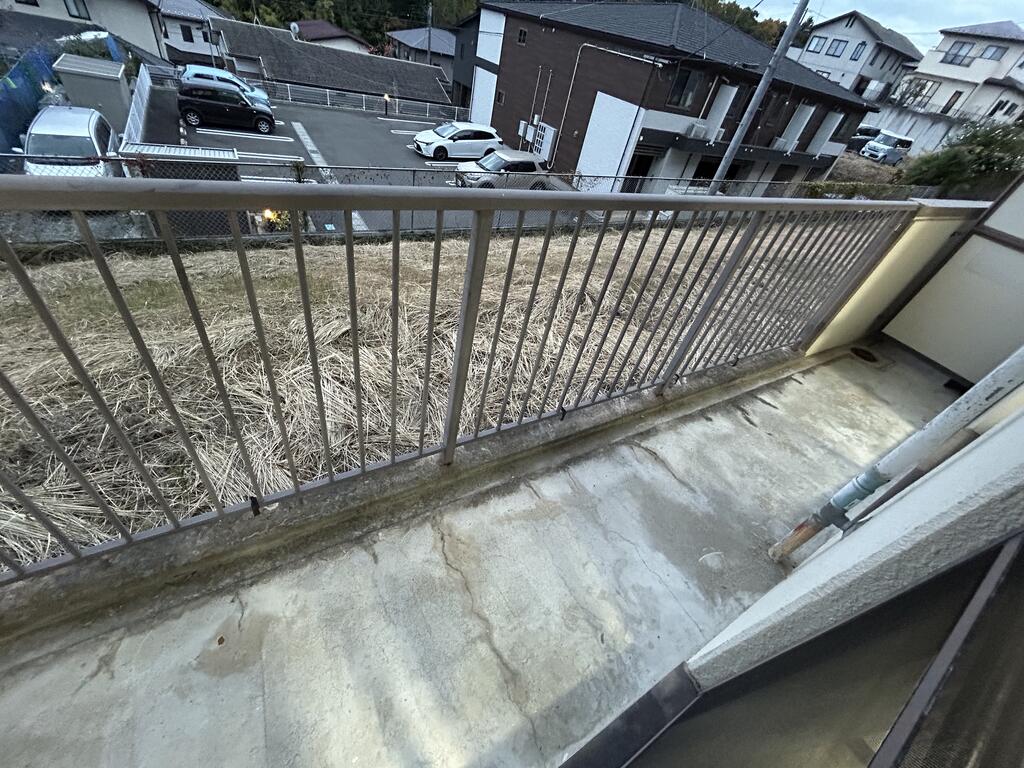 バルコニー　画像は別号室のものになります。ご参考までに