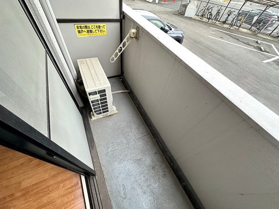 バルコニー　※別部屋の写真です