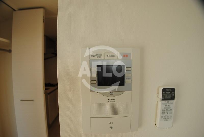 セキュリティ　アーバンパーク難波　モニター付きインターフォン