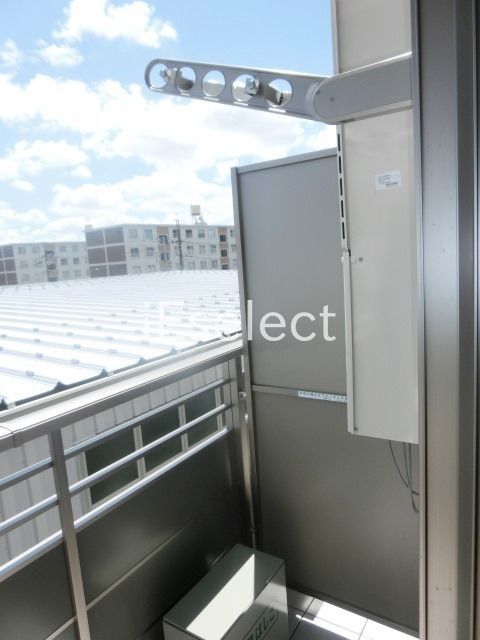 バルコニー　お洗濯物も干せるバルコニーです。