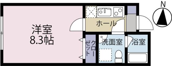 アミティ館内一番館の間取り写真