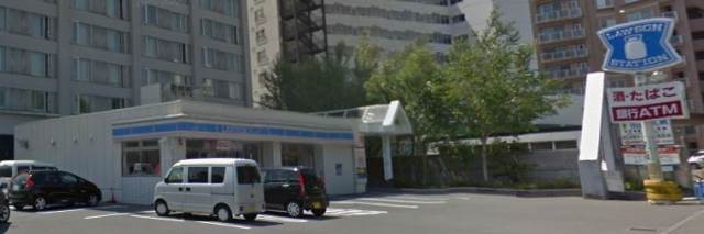 コンビニ　ローソン札幌ひばりが丘駅前店（コンビニ）まで408m