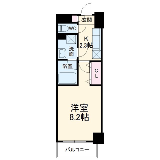 クリスタルK横浜の間取り写真