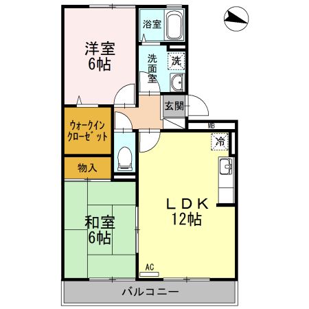 ラフィネ安芸 弐番館の間取り写真