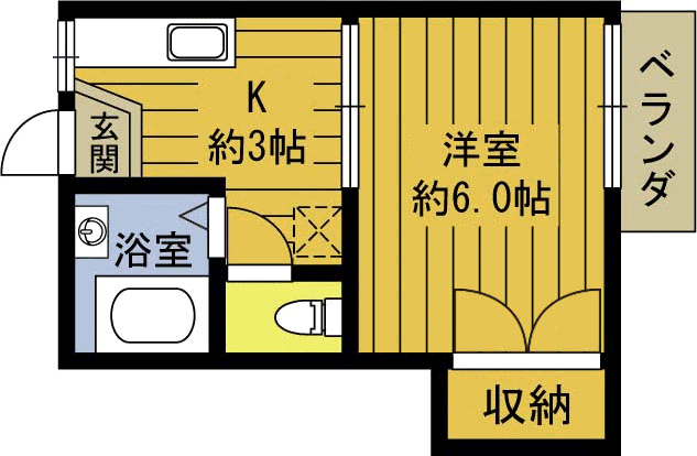 フォーブル安部Aの間取り写真