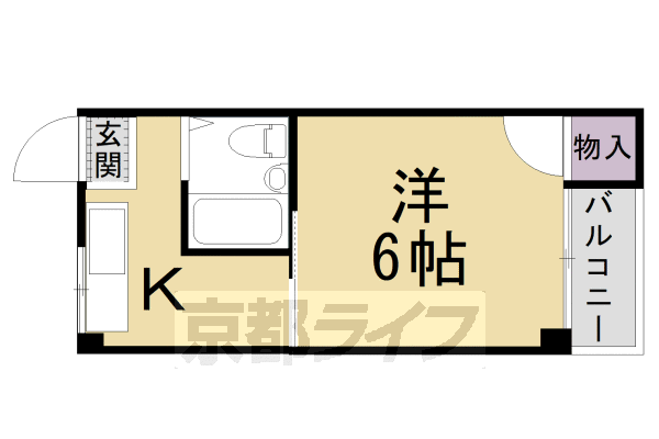 コーポ東山の間取り写真