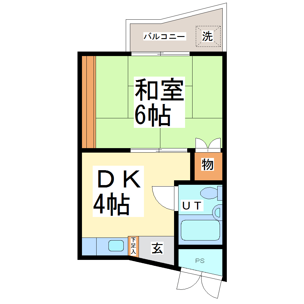 コーポアジサイの間取り