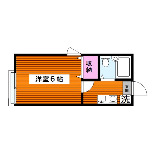 東急目黒線 武蔵小山駅 徒歩7分 3階建 築26年の間取り写真