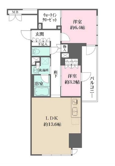 THE　HIGH　HORIEの間取り