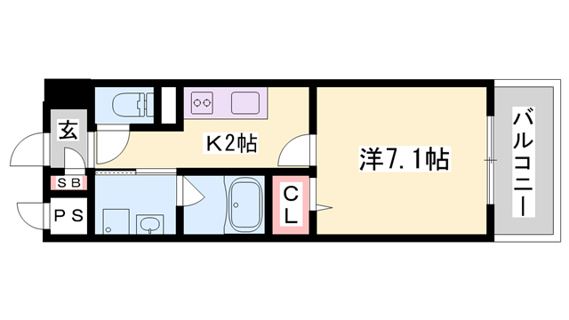 コージーコートの間取り