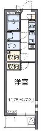 クレイノ港北IIの間取り