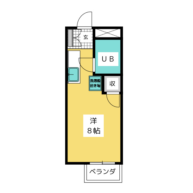 パセオ外山の間取り