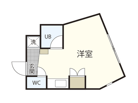 広島市西区井口のマンションの間取り