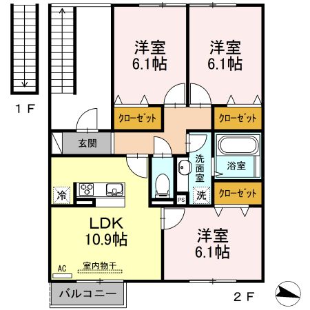 ウィット深堀の間取り