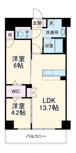 トリニティ豊中本町の間取り