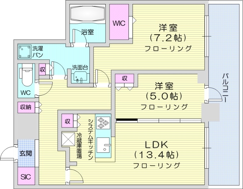 ONE札幌ステーションタワーの間取り