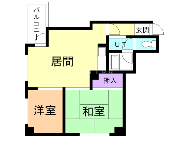 旭川２・３ビルの間取り