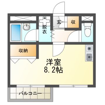 エスポアファーストIIの間取り