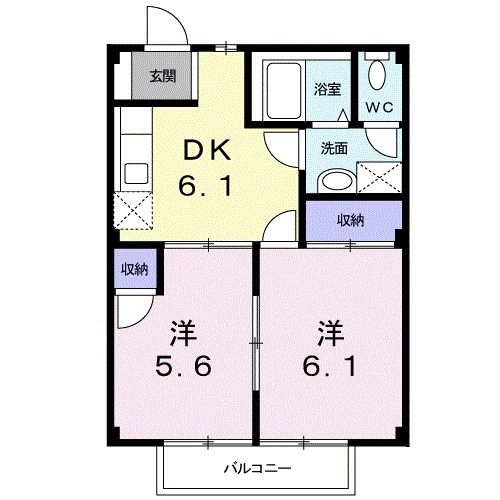 ニューシティーＭの間取り