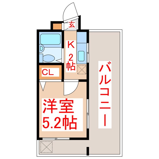 ささぬきステーションハイツの間取り