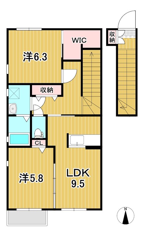 ベルドミールＣの間取り