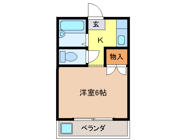 コーポ能勢の間取り