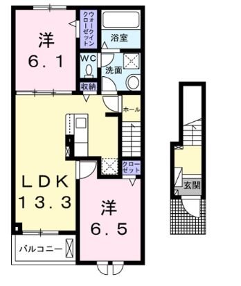 アルルの間取り