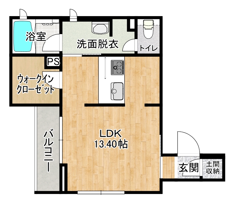 グリーンステージ福寿IIの間取り