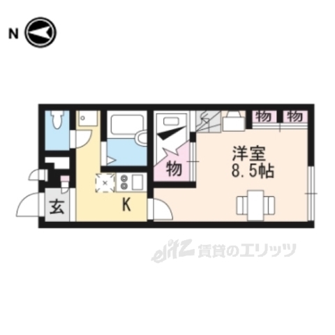 レオパレススマイル成田の間取り