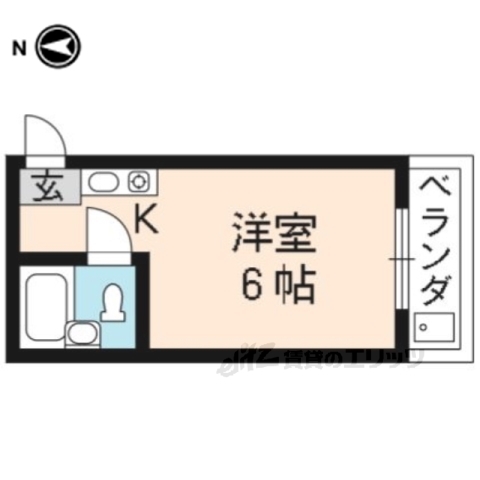 ラポルテ伏見の間取り