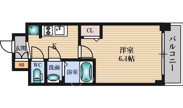 【プレサンス新大阪イオリアの間取り】