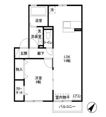 白鷺の間取り