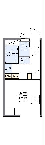 レオパレスグレイス豊栄の間取り